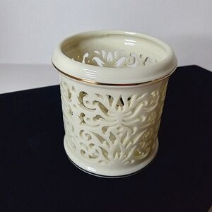 LENOX Tea Light Candle‎ Holder 3.5 x 2.5 Inches Vintage